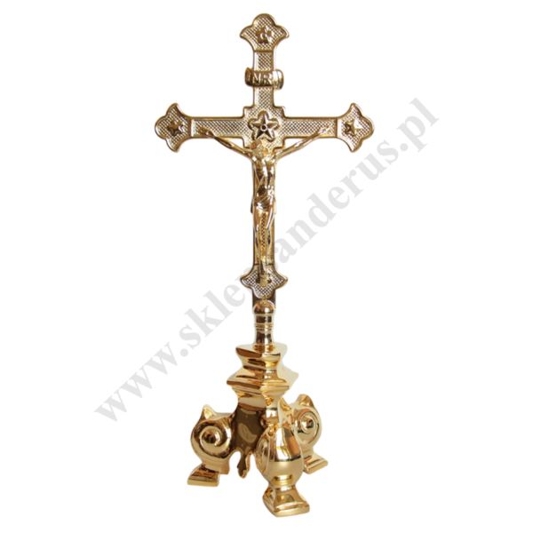 KRZYŻ OŁTARZOWY DWUSTRONNY - wys. 34.5 cm - 30498