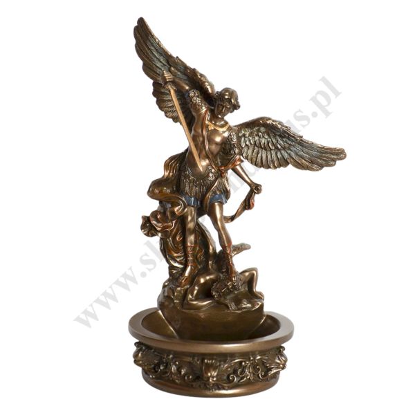 ŚWIĘTY MICHAŁ ARCHANIOŁ - kropielnica wys. 20.5 cm - 68676