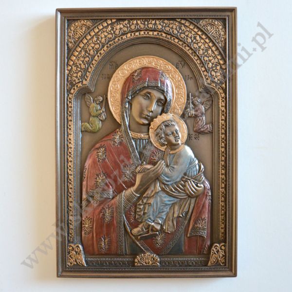 MATKA BOŻA NIEUSTAJĄCEJ POMOCY - ikona, płaskorzeźba 15.5 x 23 cm - 85434