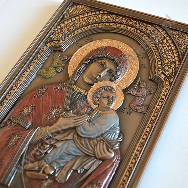MATKA BOŻA NIEUSTAJĄCEJ POMOCY - ikona, płaskorzeźba 15.5 x 23 cm - 85434