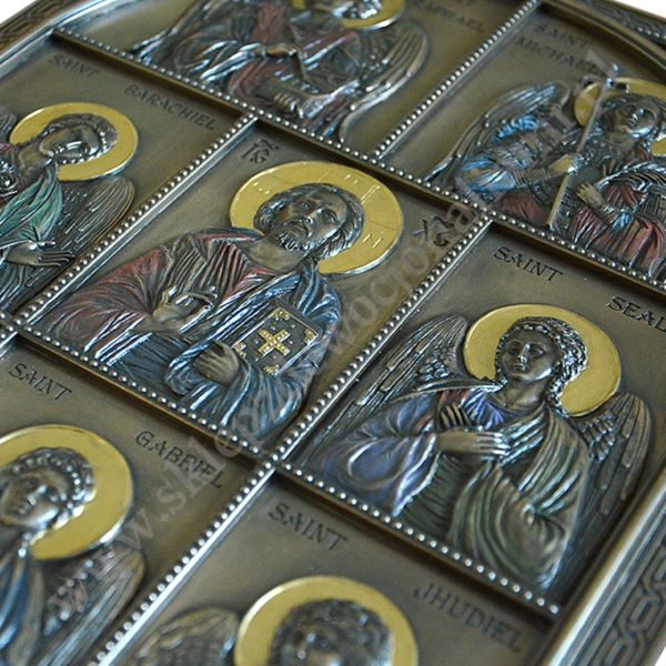 JEZUS I DWUNASTU APOSTOŁÓW - płaskorzeźba 22.7 x 30.3 cm - 45101