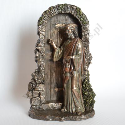 PAN JEZUS PUKAJĄCY DO DRZWI - wys. 24 cm -72667