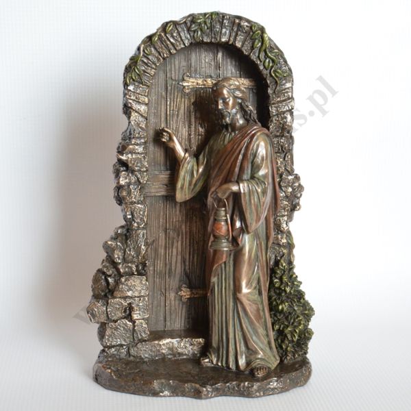 PAN JEZUS PUKAJĄCY DO DRZWI - wys. 24 cm -72667