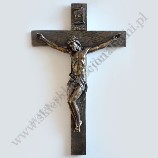 KRZYŻ NA ŚCIANĘ - wys. 41 cm - 87146