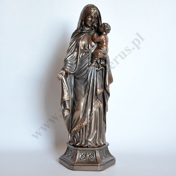 MATKA BOŻA Z DZIECIĄTKIEM - poliptyk wys. 28.5 cm - 74171