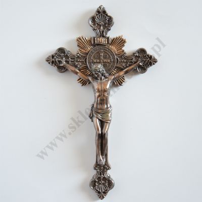 KRZYŻ ŚWĘTEGO BENEDYKTA - wys. 19.5 cm - 74187