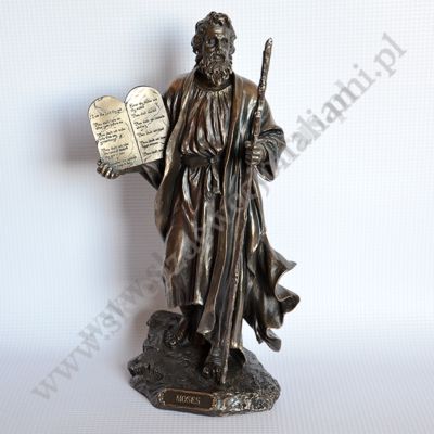 MOJŻESZ I DZIESIĘĆ PRZYKAZAŃ - wys.25 cm - 85438