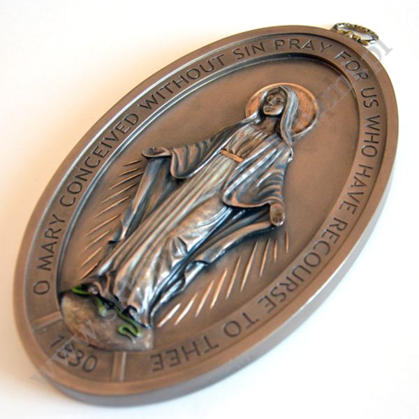 CUDOWNY MEDALIK - wys. 20 cm - 87163