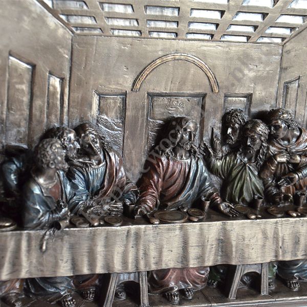 OSTATNIA WIECZERZA - płaskorzeźba 35.5 x 18 cm - 10106