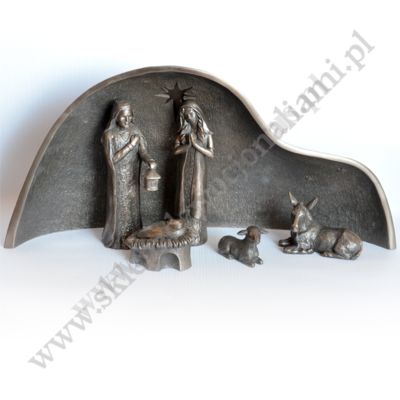 SZOPKA BOŻONARODZENIOWA - podświetlana wys. 45 x 21 cm - 87161