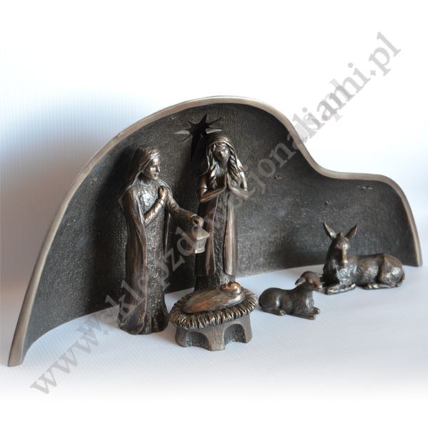 SZOPKA BOŻONARODZENIOWA - podświetlana wys. 45 x 21 cm - 87161