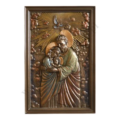 ŚWIĘTA RODZINA - płaskorzeźba 15.2 x 23.2 cm - 65308