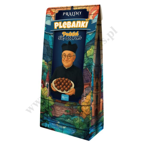 PLEBANKI. Praliny w pięciu smakach - 140 g - 45113