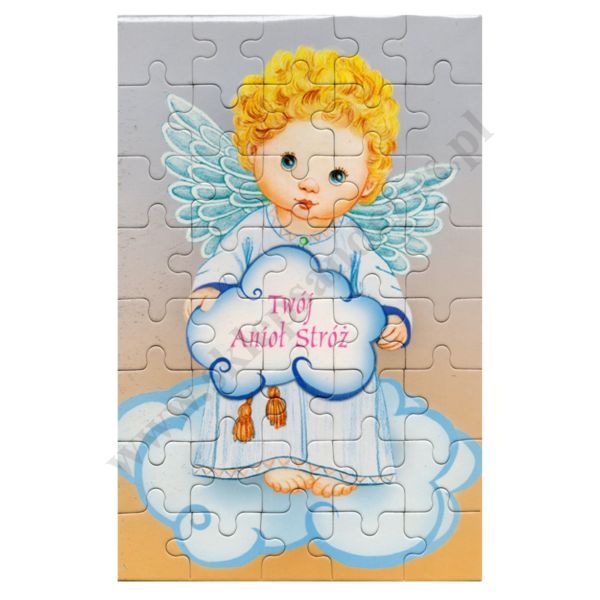 TWÓJ ANIOŁ STRÓŻ - puzzle 13 x 20 cm - 40 elementów - 79113