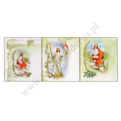 WIELKANOCNA PAPETERIA - format A4 - paczka 25 szt. - mix wzorów -  38796