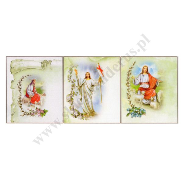 WIELKANOCNA PAPETERIA - format A4 - paczka 25 szt. - mix wzorów -  38796