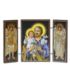 ŚWIĘTY JÓZEF - tryptyk - 12.5 x 8.4 cm - 89668
