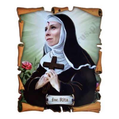 ŚW. RITA - obrazek 12.5 x 16 cm - 38664