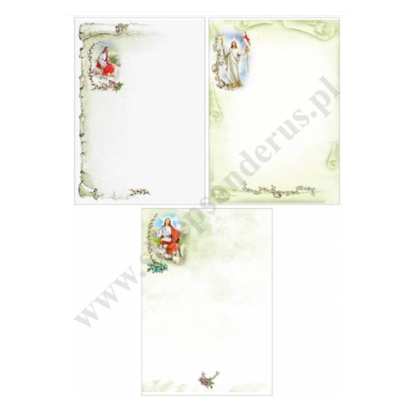 WIELKANOCNA PAPETERIA - format A5 - mix 3 wzory - KPL.25 szt. - 65720