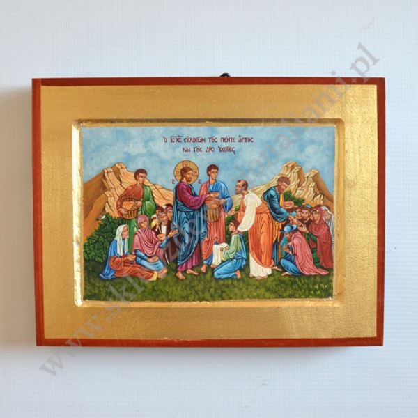 ROZMNOŻENIE CHLEBA - ikona 23.5 x 18 cm - 90743