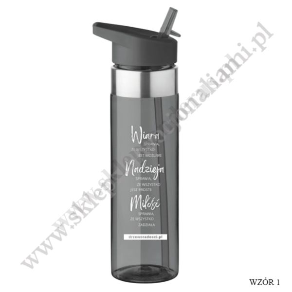 BIDON ZE SŁOMKĄ - dwa wzory - 5489