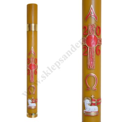 PASCHAŁ PARAFINOWO-WOSKOWY Z NADSTAWKĄ - wys. 100 cm - 11129