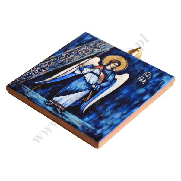 ANIOŁ - obrazek na ceramice 10 x 10 cm - 30839