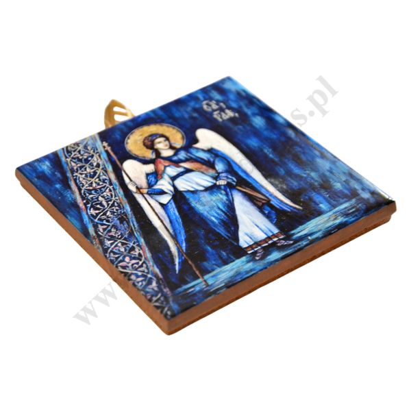 ANIOŁ - obrazek na ceramice 10 x 10 cm - 30839