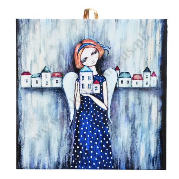 GDZIEŚ NA ZIEMI - obrazek na ceramice 15 x 15 cm - 30842