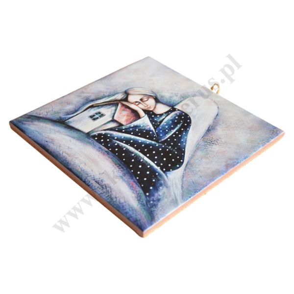 ŚNIJ - obrazek na ceramice 15 x 15 cm - 30845