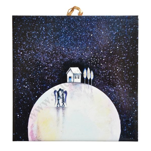 TWOJE SERCE - obrazek na ceramice 15 x 15 cm - 30846