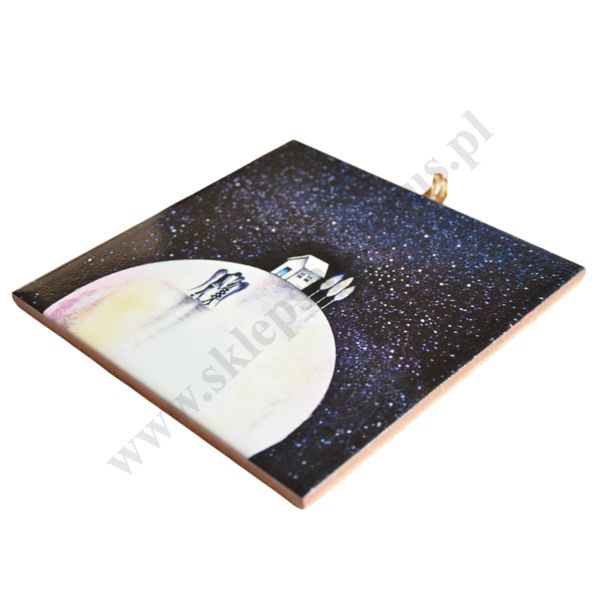 TWOJE SERCE - obrazek na ceramice 15 x 15 cm - 30846