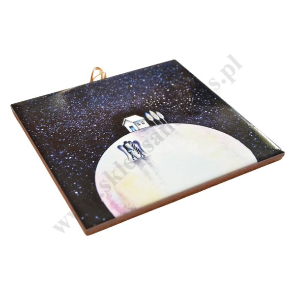 TWOJE SERCE - obrazek na ceramice 15 x 15 cm - 30846