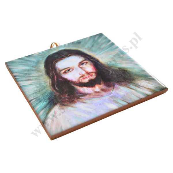 PAN JEZUS - obrazek na ceramice 15 x 15 cm - 30859