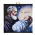 OJCIEC PIO - obrazek na ceramice 15 x 15 cm - 45155
