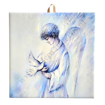 CHŁOPIEC - obrazek na ceramice 15 x 15 cm - 56490