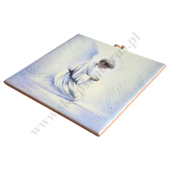 CHŁOPIEC - obrazek na ceramice 15 x 15 cm - 56491