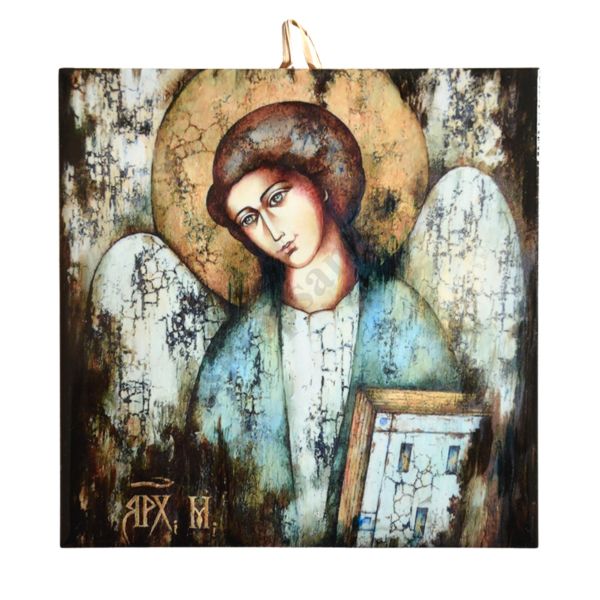 MICHAŁ ARCHANIOŁ - obrazek na ceramice 15 x 15 cm - 56946