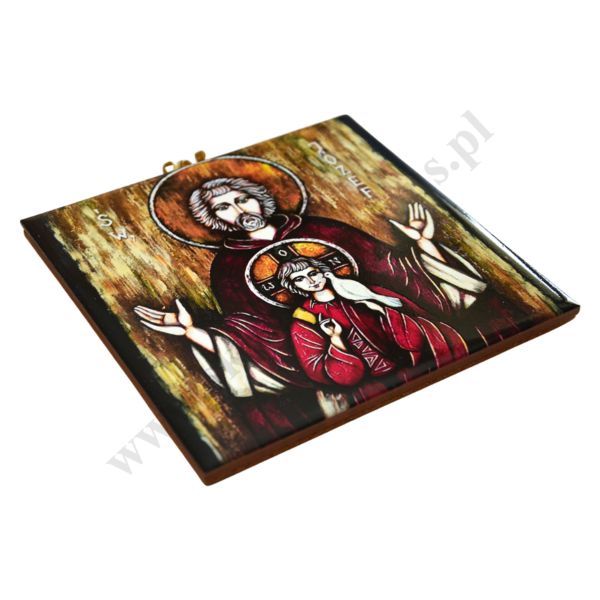 ŚW. JÓZEF - obrazek na ceramice 15 x 15 cm - 57099