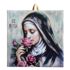 ŚWIĘTA RITA - obrazek na ceramice 10 x 10 cm - 57169