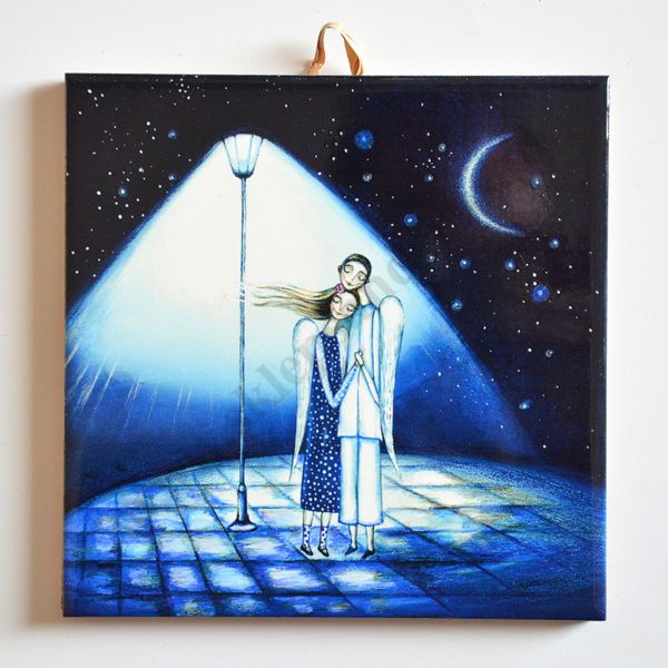 LATARENKA - obrazek na ceramice 15 x 15 cm - 58961