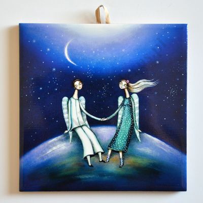 MÓJ ULUBIONY DZIEŃ - obrazek na ceramice 15 x 15 cm - 58964