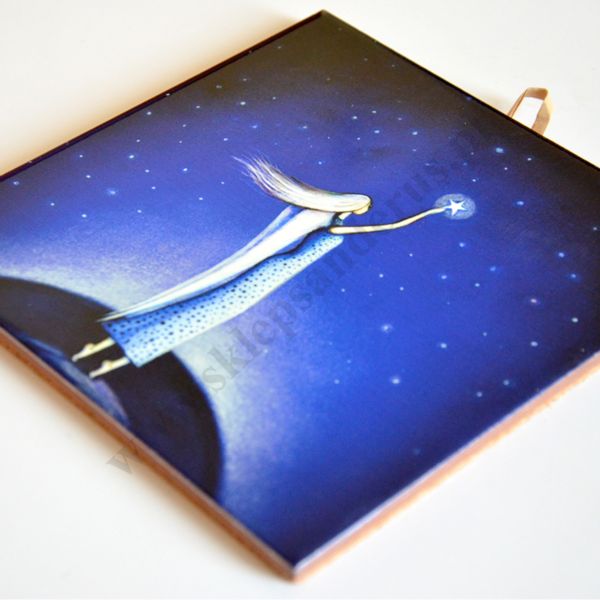 SIĘGNĄĆ GWIAZD - obrazek na ceramice 15 x 15 cm - 58976