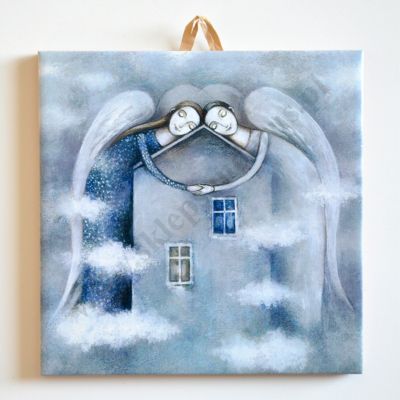 OTULIĆ MIŁOŚCIĄ - obrazek na ceramice 15 x 15 cm - 58980