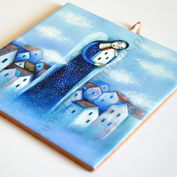 DOM - obrazek na ceramice 15 x 15 cm - 58984