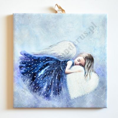 JEŚLI SIĘ KOCHA - obrazek na ceramice 15 x 15 cm - 58985