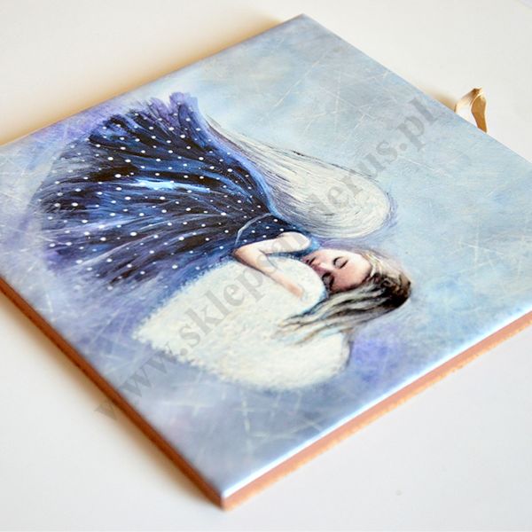 JEŚLI SIĘ KOCHA - obrazek na ceramice 15 x 15 cm - 58985