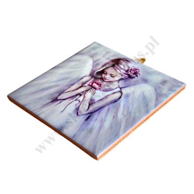 W MIŁOŚCI - obrazek na ceramice 15 x 15 cm - 45738