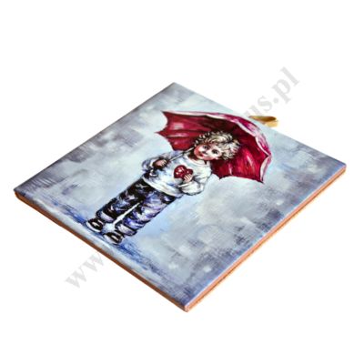 DZIĘKUJĘ - obrazek na ceramice 15 x 15 cm - 45734