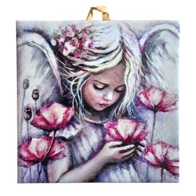 JAK KWIAT - obrazek na ceramice 15 x 15 cm - 45743